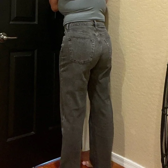 GAP Gray Black sandwash '90s Loose High Rise Jeans - Picture 10 of 11